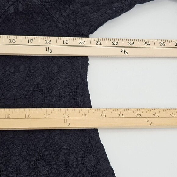 Focus Casual Life Textured Blazer Jacket Black Women’s Size S Lagenlook Career - Picture 10 of 11